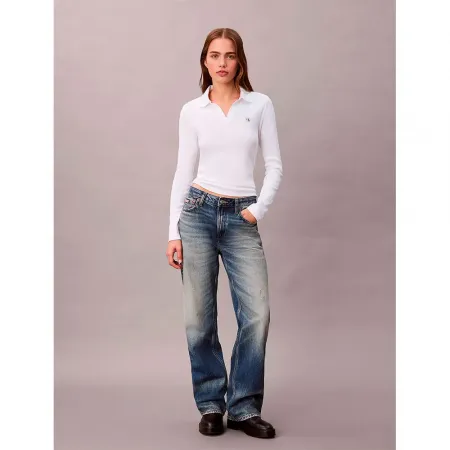 캘빈클라인 LV047E203G 긴팔 V넥 티셔츠 142871566