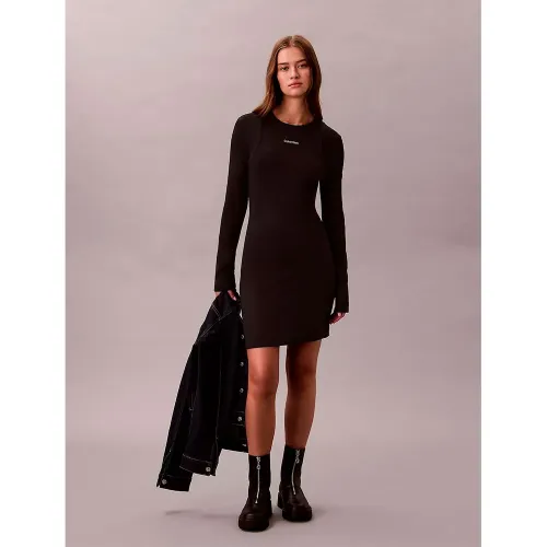 캘빈클라인 LV047E219G 긴팔 짧은 원피스 142871577