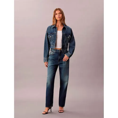 캘빈클라인 LV047E733G Tapered Fit 하이웨이스트 청바지 142871622