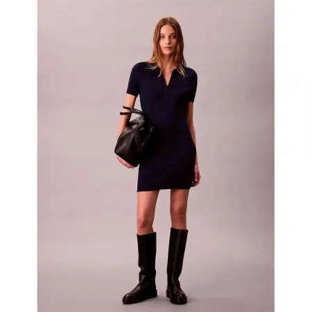 캘빈클라인 Snowy Youthful 반팔 짧은 원피스 142872188