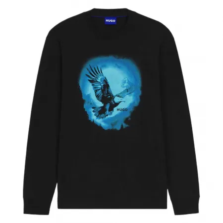 휴고 보스 Nagtox 10272987 BLUE 긴팔 티셔츠 142987977