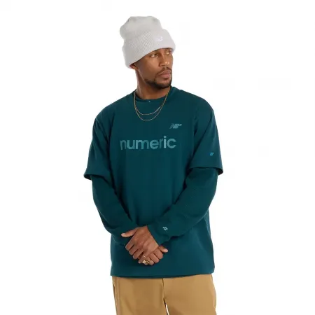 뉴발란스 Numeric 코튼 반팔 티셔츠 143060283