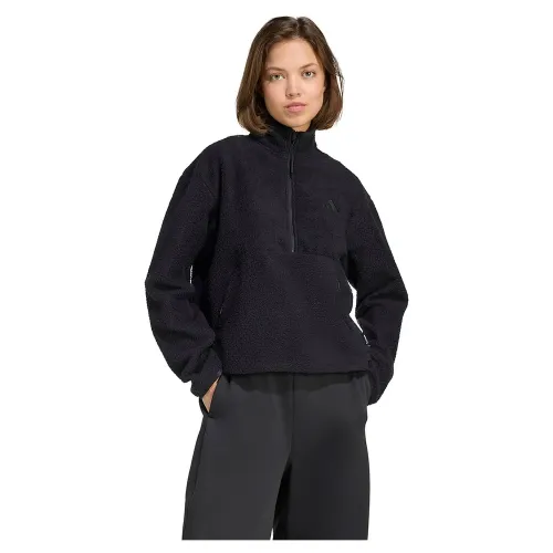 아디다스 City Tech High Pile 하프 지퍼 플리스 2142156222