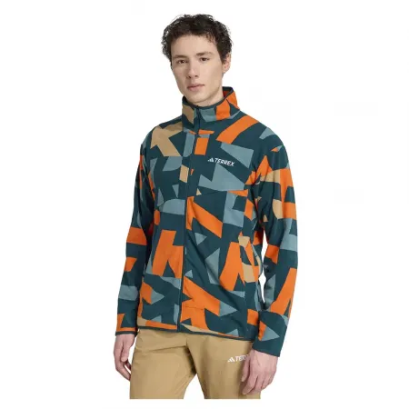 아디다스 테렉스 Multi Printed 지퍼 플리스 2142158135