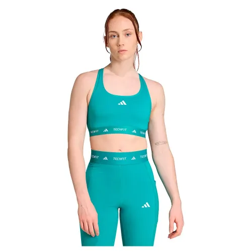 아디다스 Techfit 미디엄 임팩트 스포츠 브라 2142170927