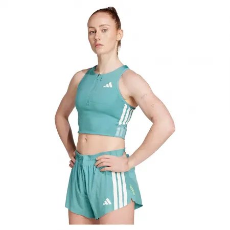 아디다스 아디제로 Gel 포켓 Crop 스포츠 탑 2142202481