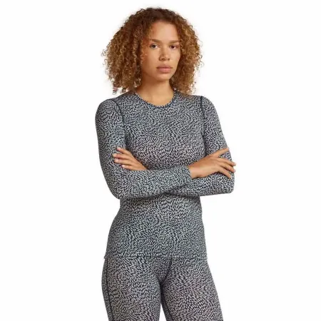 아이스브레이커 메리노 200 Oasis Crewe Flock Forms AOP 긴팔 이너웨어 2142317141