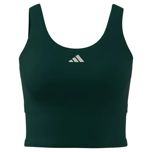 아디다스 3 Stripes Studio All Me 스포츠 탑 중간 지지력 2142665863