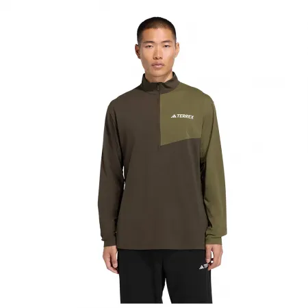 아디다스 테렉스 멀티 클라헤드쿨 하프 지퍼 긴팔 티셔츠 2142667274