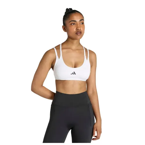 아디다스 Optime Workout Strappy 스포츠 브라 로우 임팩트 2142696486