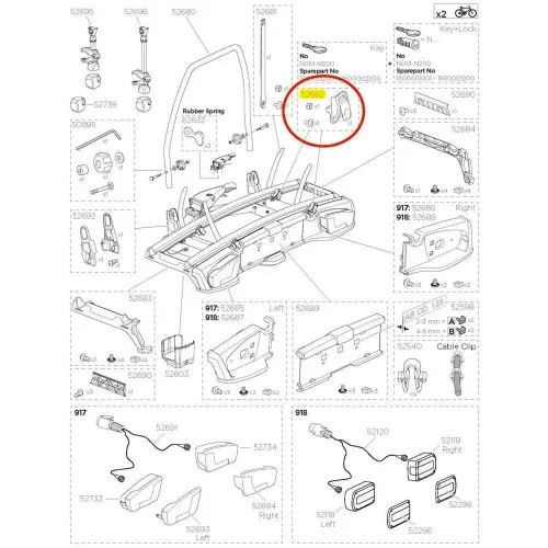 툴레 버클 52682 VeloSpace 917/918 3136934620