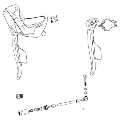 스램 Force Etap AXS D2 왼쪽 예비 부품 키트 3139868771