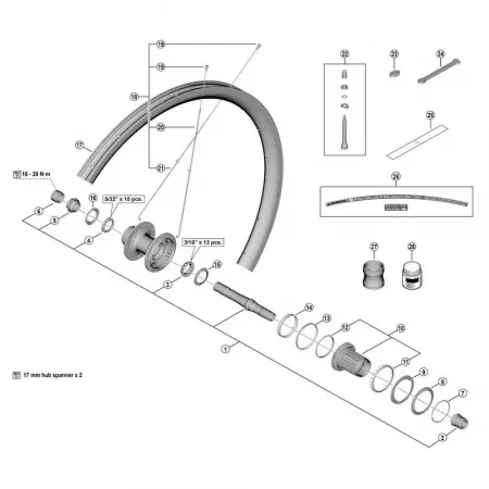 시마노 GRX RX880-TL-R12 너트 3140007213