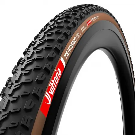 비토리아 Terreno T70 Coarse Loose 엔듀런스 G2.0 튜블리스 700C x 40 자갈 타이어 3141387209