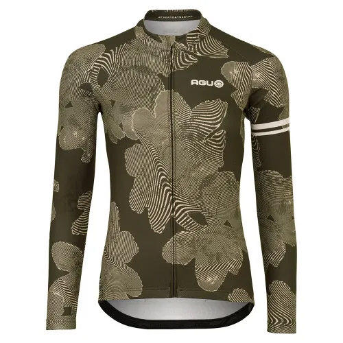 AGU Striped Flower Essential 긴팔 져지 3142325612