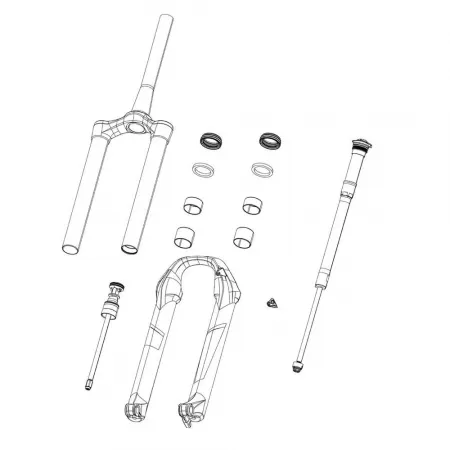락샥 29in15 x 110 mm Boost 35 mm Lyrik Ultimate D1+ 2023+ 포크 로워 3142532859