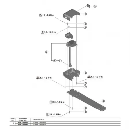 시마노 B BM-EN400 Y7K19804T 배터리 하우징 3142845358