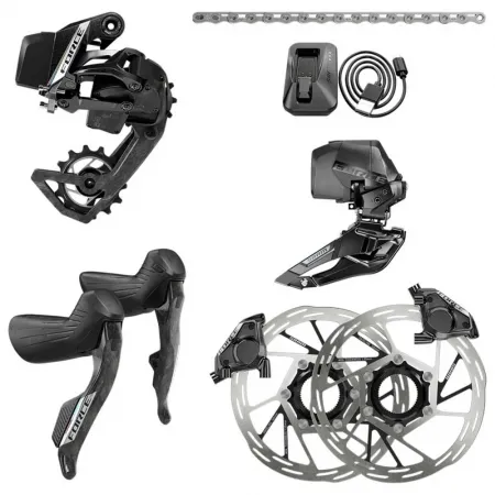 스램 Force AXS 36t 160 mm 디스크 Flatmount 자전거 부품 그룹 3142907001