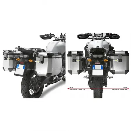 기비 Trekker Outback Monokey Cam 야마하 XT 1200 Z/ZE Super Tenere 사이드 케이스 장착 4137999859