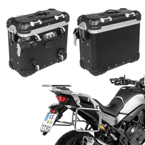 투라텍 ZEGA Evo And-Black 31L/31L 혼다 XL750 Transalp 사이드 케이스 세트 4142547252