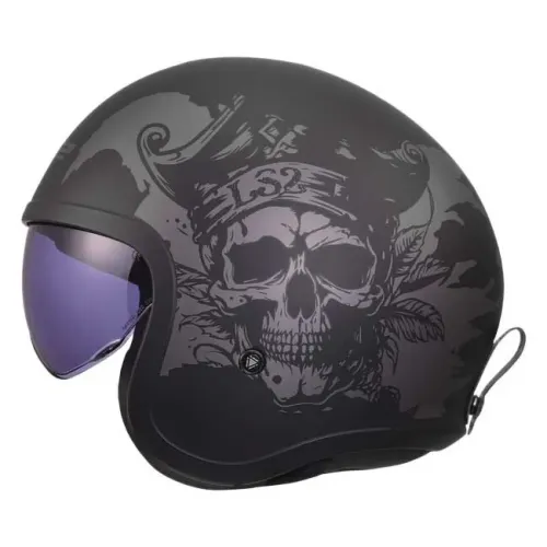 LS2 OF599 Spitfire II Willy ECE 22.06 오픈 페이스 헬멧 4142631131