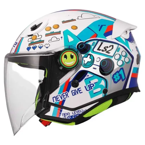 LS2 OF622 Funny II Next Level ECE 22.06 주니어 오픈 페이스 헬멧 4142631143