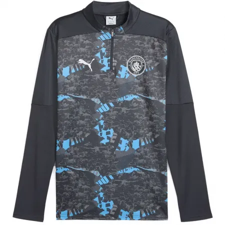 푸마 Manchester City FC 프리매치 하프 지퍼 스웨트셔츠 5141722153