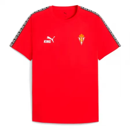 푸마 Sporting Gijón TeamKing 반팔 티셔츠 5142041298