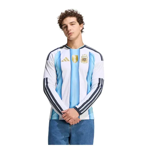아디다스 Argentina 26/27 Replica 홈 긴팔 티셔츠 5142649373