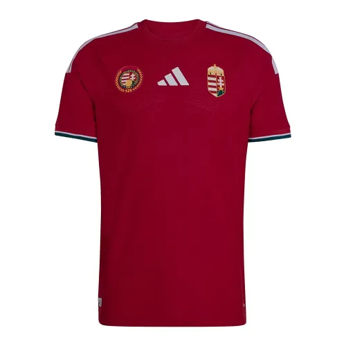 아디다스 Hungary 26/27 Authentic 홈 반팔 티셔츠 5142681363