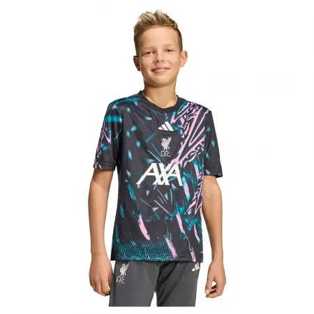 아디다스 Liverpool FC 25/26 프리매치 주니어 반팔 티셔츠 5142681509