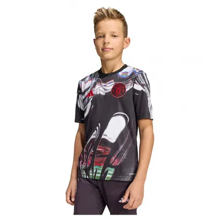 아디다스 맨체스터 유나이트드 25/26 프리매치 주니어 반팔 티셔츠 5142681570