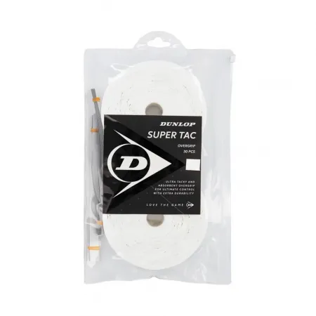 던롭 Super Tac 테니스 오버그립 30 팩 6137396263