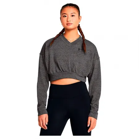언더아머 Rival Terry OS Crop Crew 스웨트셔츠 6140463603