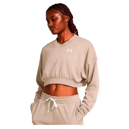 언더아머 Rival Terry Oversized Crop 스웨트셔츠 6141366157