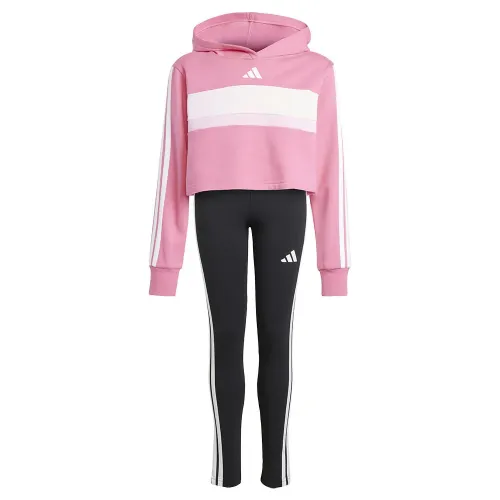 아디다스 Seasonal Essentials Tiberio 3 Stripes Fleece Leggings 트랙수트 6141542078