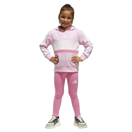아디다스 Seasonal Essentials Tiberio 3 Stripes Fleece Leggings 트랙수트 6141542091