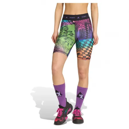 아디다스 X Jeremy Scott Pride Biker 짧은 레깅스 6142158518