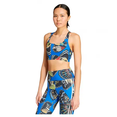 아디다스 X Farm 미디엄 임팩트 스포츠 브라 6142171127