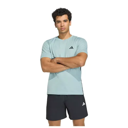 아디다스 Workout Essentials Base 3 Stripes 반팔 티셔츠 6142667441