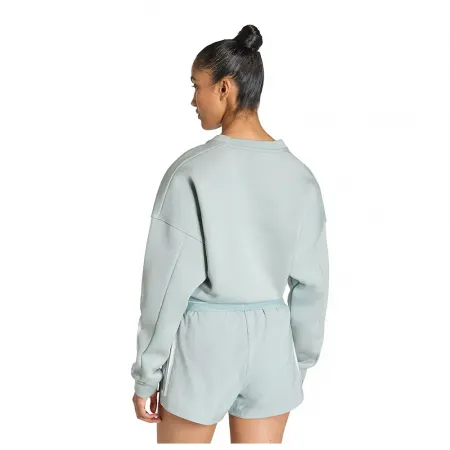 아디다스 Hyperglam 3 Stripes Cropped Crewneck 스웨트셔츠 6142681376