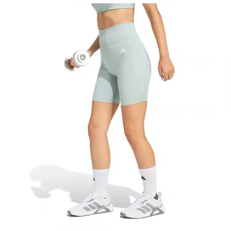 아디다스 Optimé Essentials Stash Pocket 7in 짧은 레깅스 6142696286