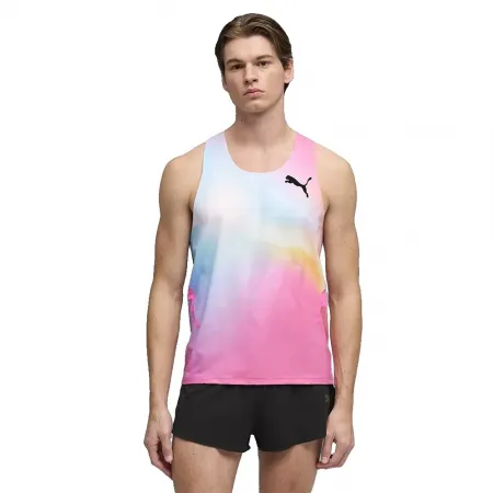 푸마 라이트스피드 울트라위브 그패픽 Singlet 나시 티셔츠 6142738629