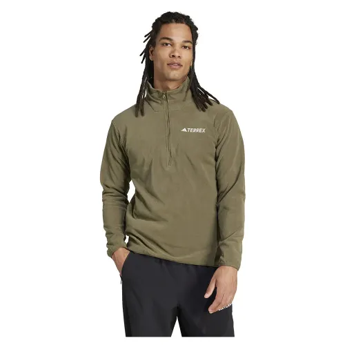 ADIDAS Multi Essentials 하프 지퍼 플리스 8141542035