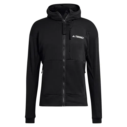 ADIDAS Terrex Tech Flooce Hiking 후드가 달린 양털 8142232209