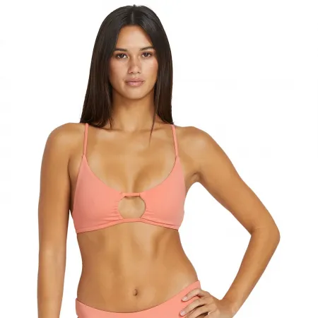 VOLCOM Simply Seamless X Back Halter 비키니 탑 9141677035