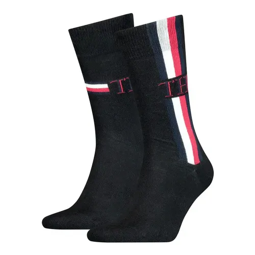 타미힐피거 Iconic Stripe 클래식 양말 2 켤레 137713294