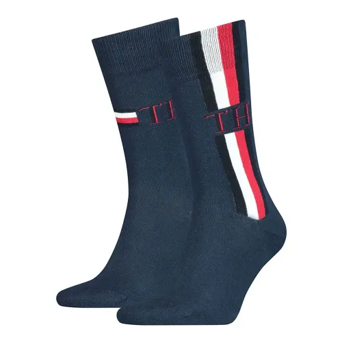 타미힐피거 Iconic Stripe 클래식 양말 2 켤레 137713295