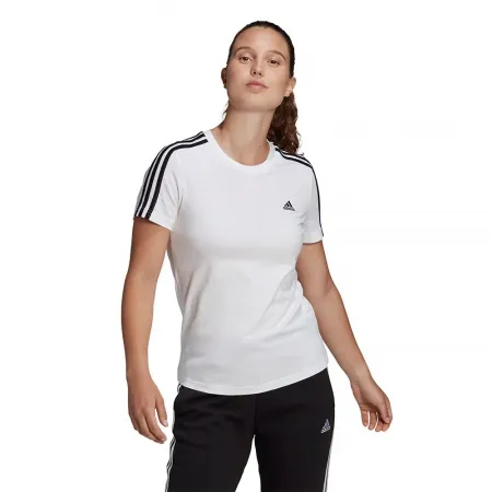 아디다스 에센셜s Slim 3 Stripes 반팔 티셔츠 137926339