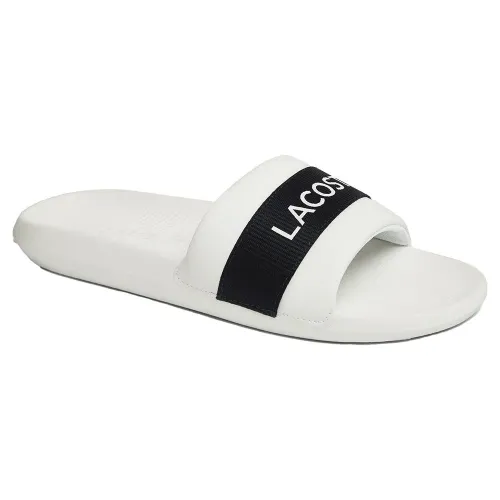 라코스테 Croco Textile 로고 슬리퍼 137944427